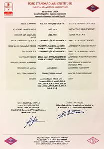 TS ISO/IEC 15504 SPICE Organizasyonel Olgunluk Belgesi
